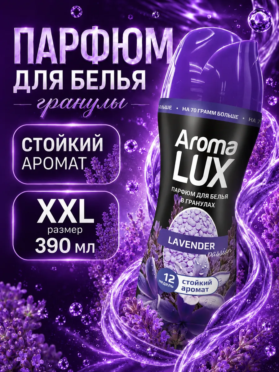 Парфюмированный кондиционер для стирки белья в гранулах AromaLux